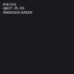 #1B191E - Rangoon Green Color Image